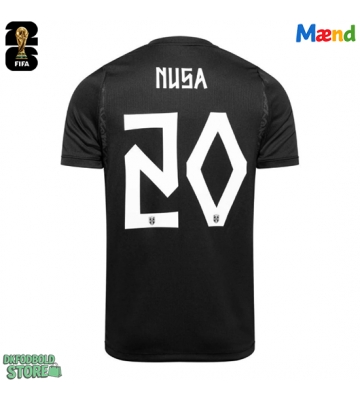 Norge Antonio Nusa #20 Replika Udebanetrøje VM 2026 Kortærmet